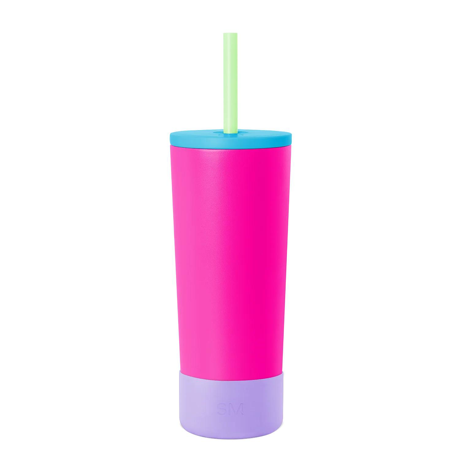 24 oz Simple Modern® Stainless Steel Double-Walled Insulated Classic Tumbler w/ Straw Lid 6