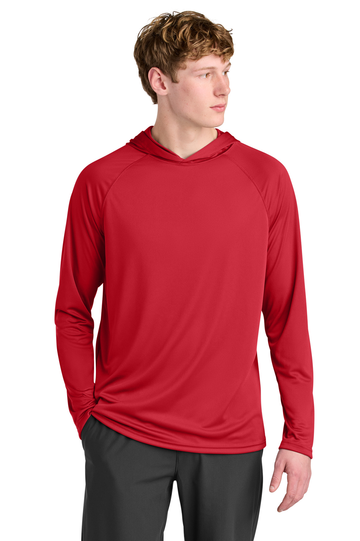 A4 Cooling Performance Long Sleeve Hooded Tee A4N3409 35