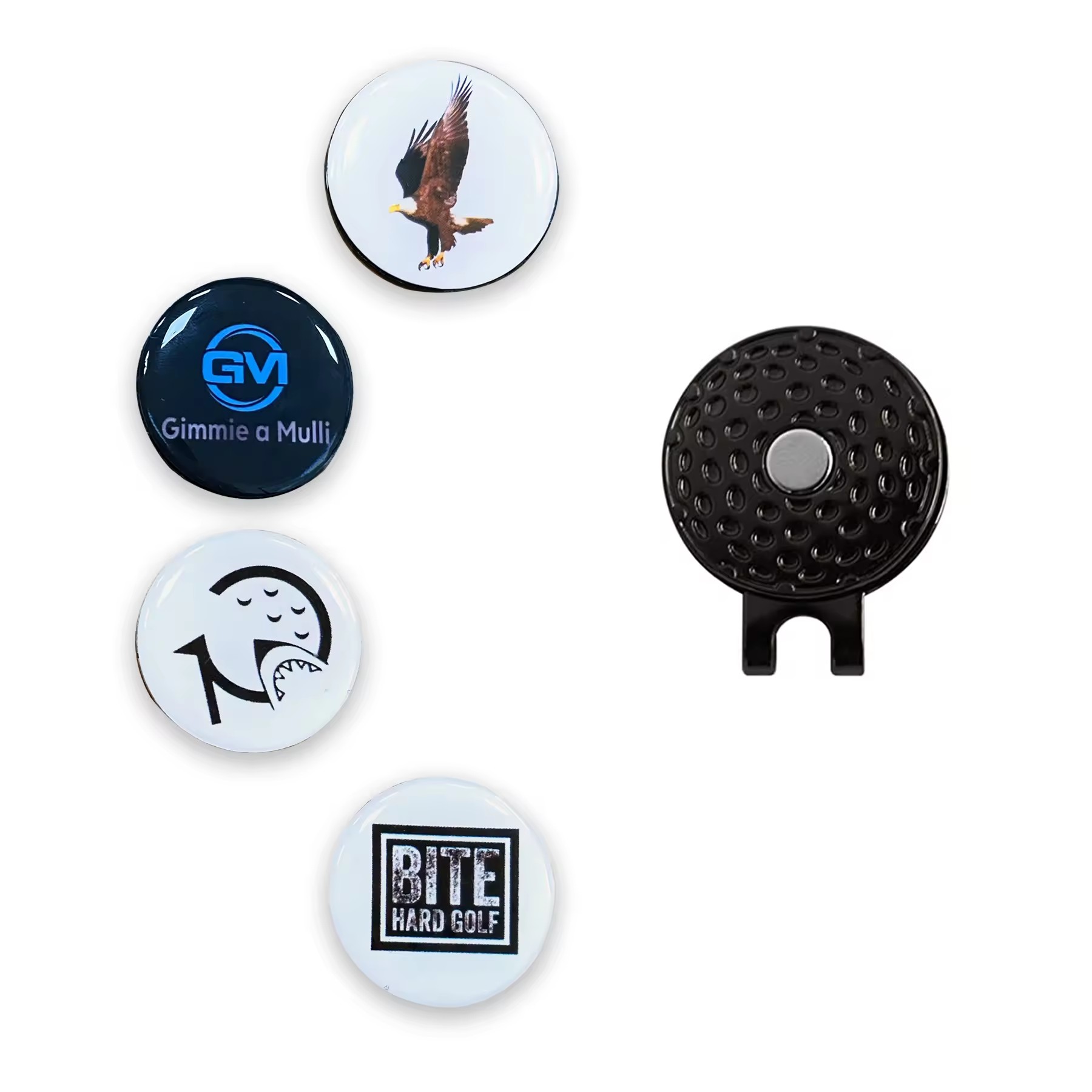 Golf Hat Clip with Magnetic Ball Marker 3
