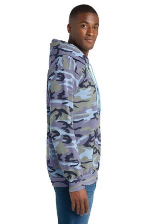 Port & Co Core Fleece Camo Pullover Hooded Sweatshirt. PC78HC 9