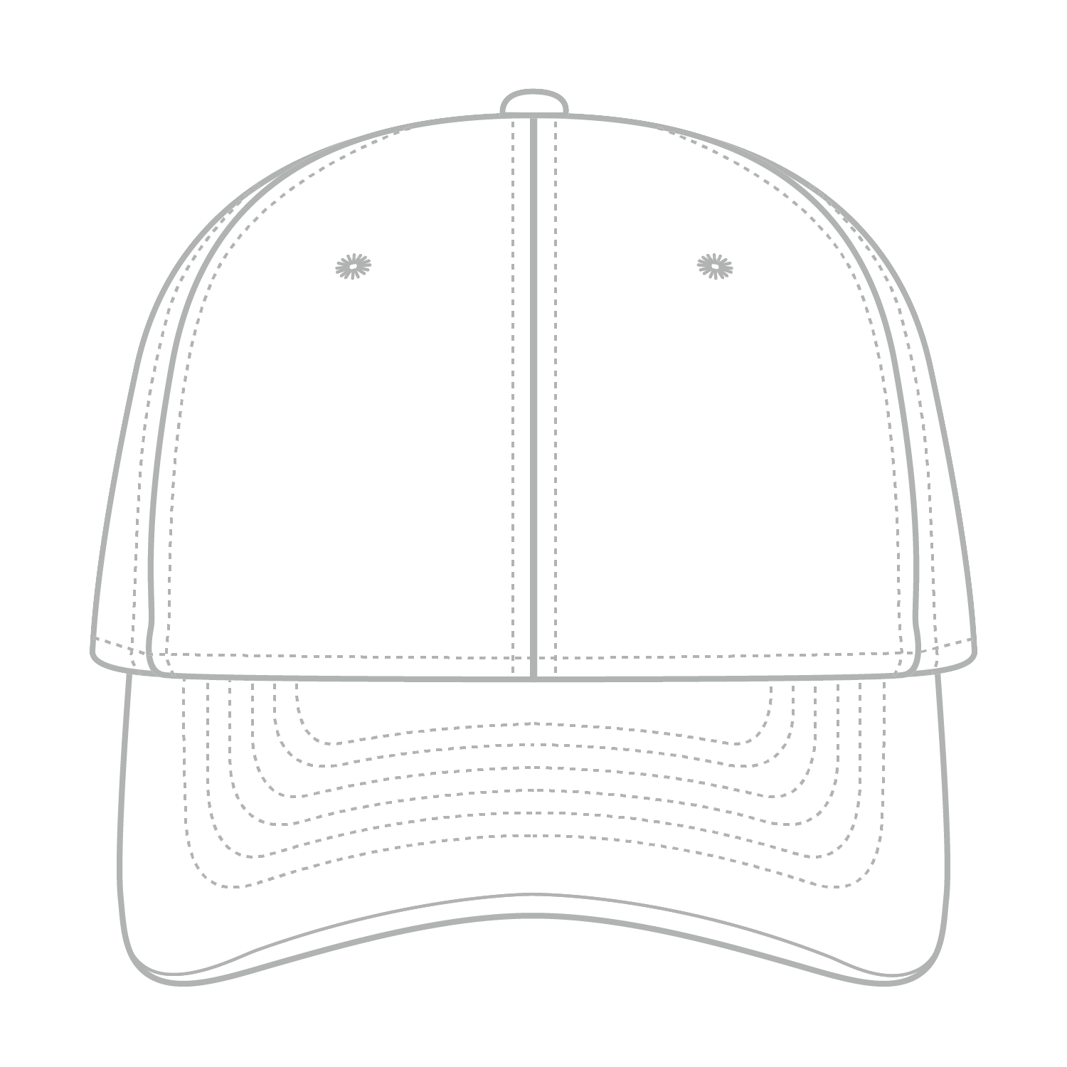 OTTO CAP® OTTO FLEX® Fitted 6 Panel Low Profile Baseball Cap 1
