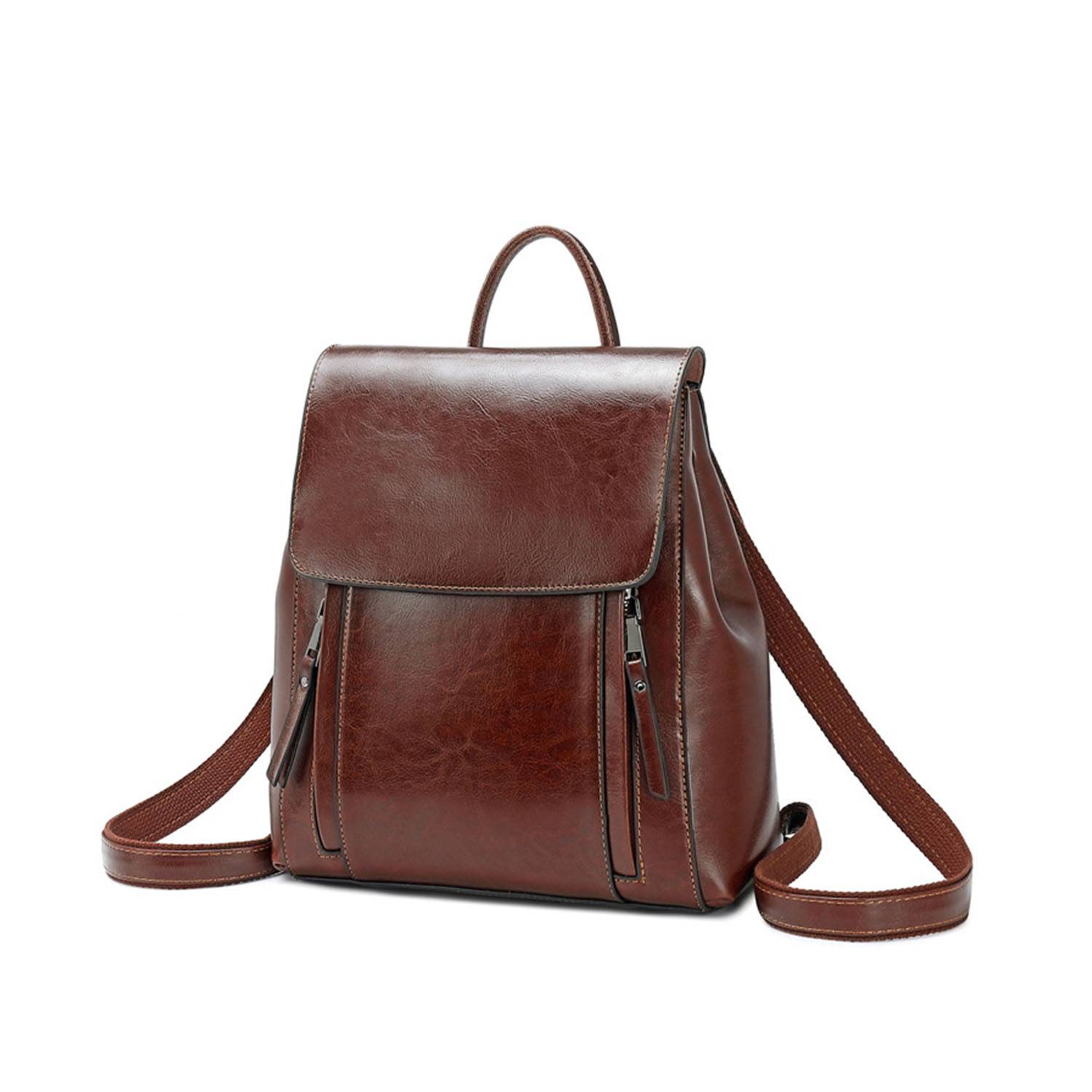 Fashion real cowhide backpack 7