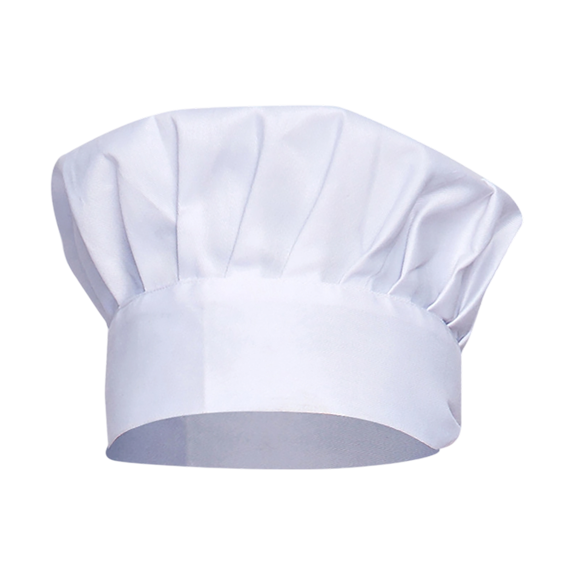 Polyester Adjustable Chef Hat With Hook Loop Closure 8.6" x 3.5" 3