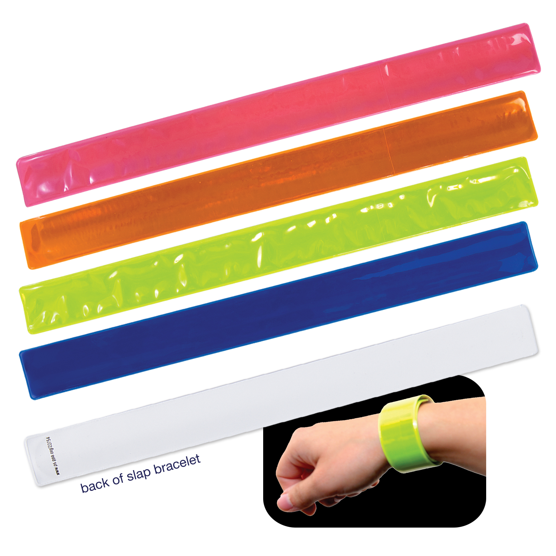 Reflective Safety Slap Bracelet 1