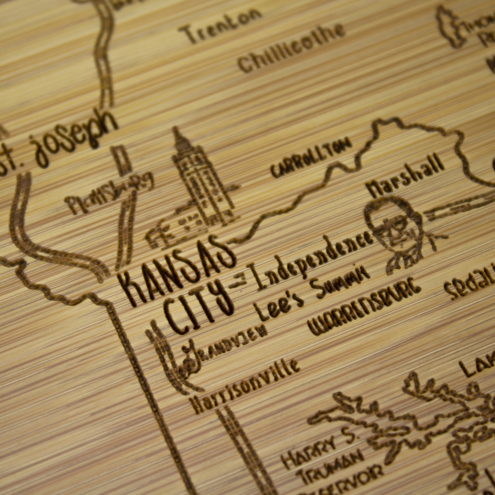 A Slice of Life Missouri Serving & Cutting Board 2
