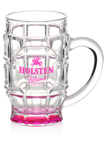 17.75 oz. Dimpled Glass Beer Mugs 19