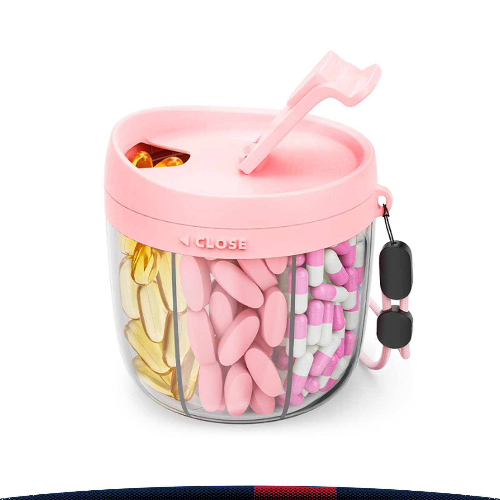Septra 7-Compartment Rotating Pill Dispenser 2