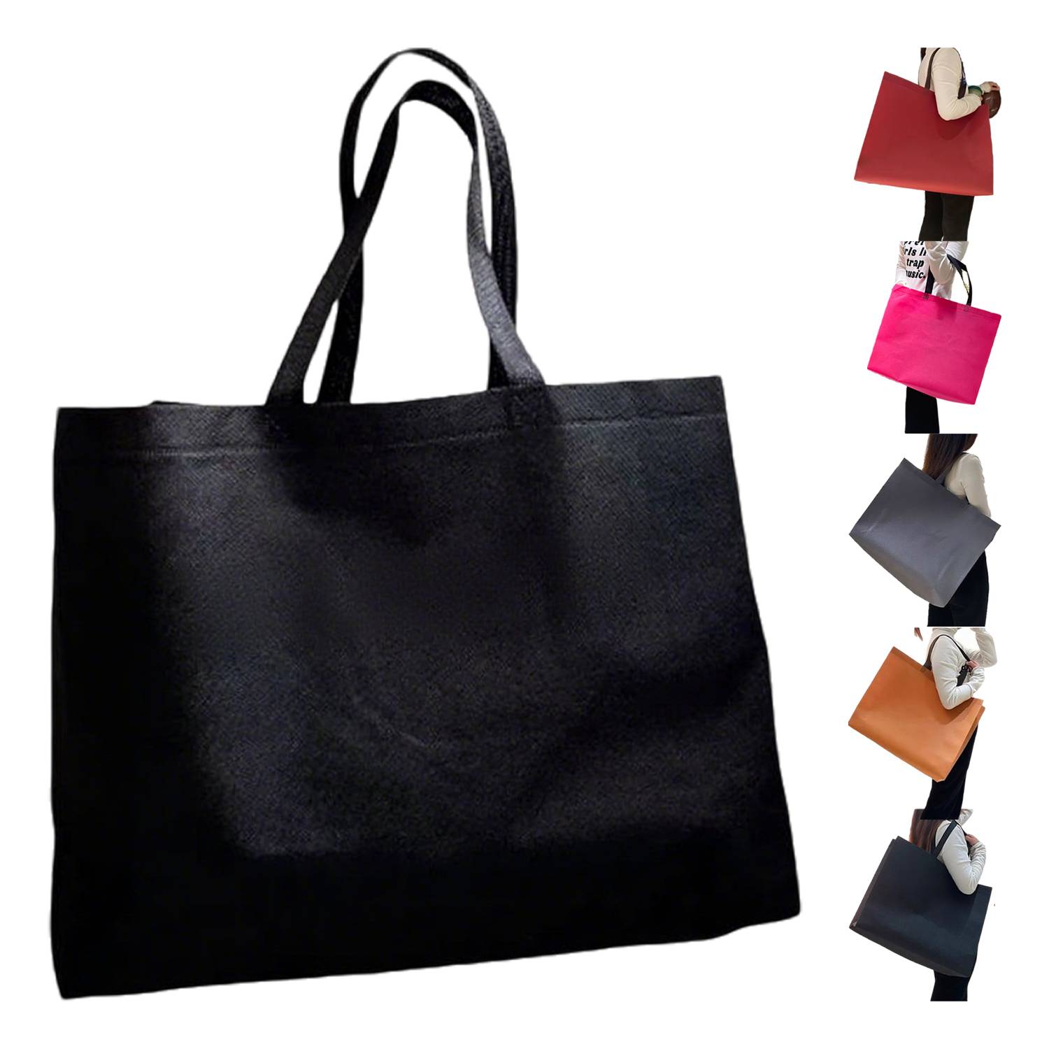 Large Non Woven Grocery Shopping Tote Bag 8
