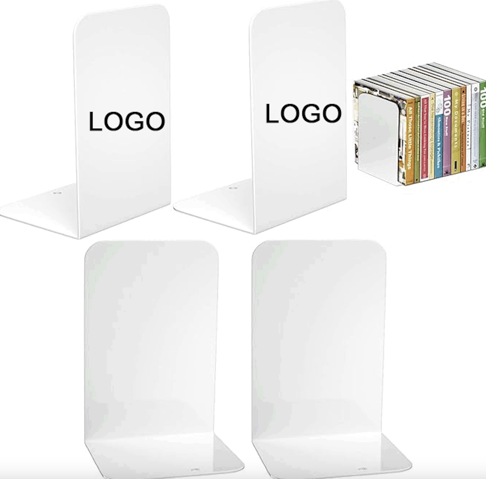 Bookends for Shelves/ Book Stopper for Heavy Books/ Book Dividers 2