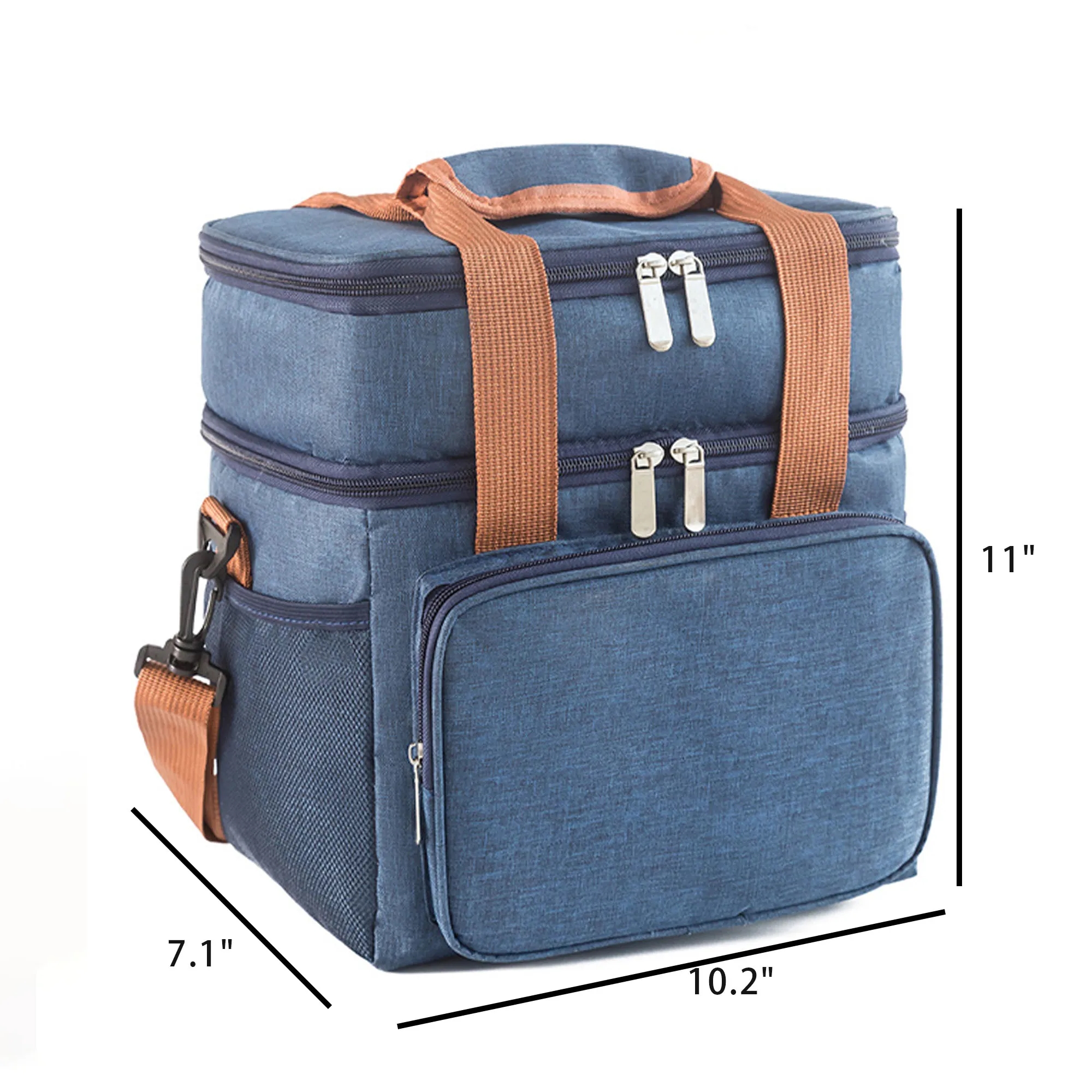 Double-Layer Insulated Oxford Lunch Tote 3