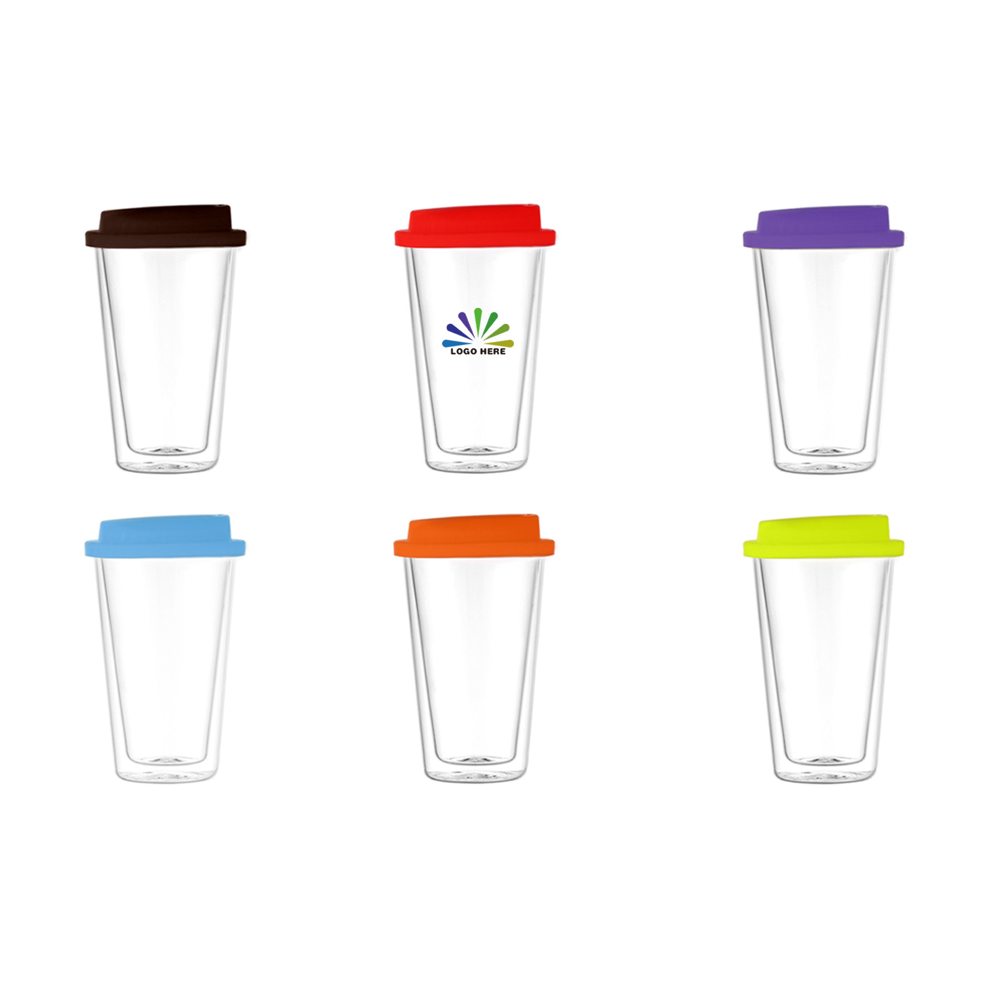 12OZ Borosilicate Glass Water Cup 2