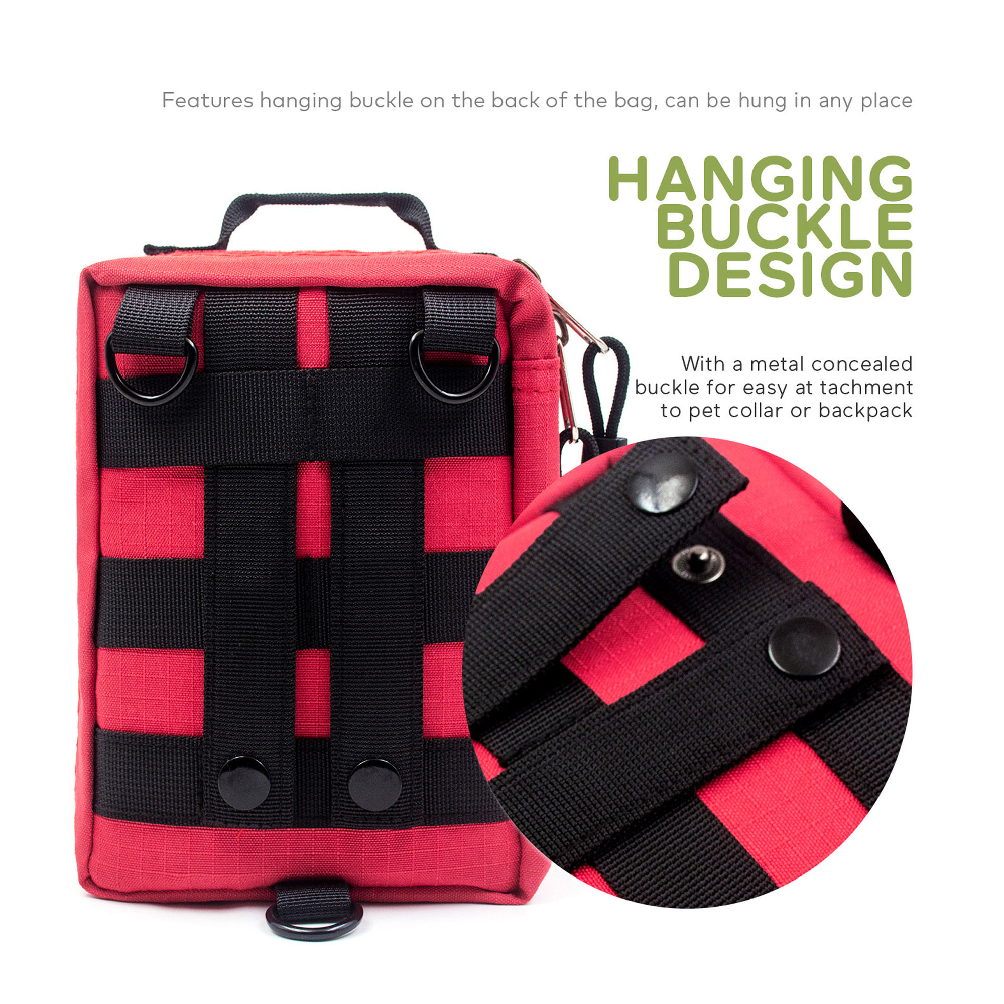 Waterproof Nylon Cloth Compact Nylon Pet First Aid Kit ?C Perfect For Travel And Everyday Use 4