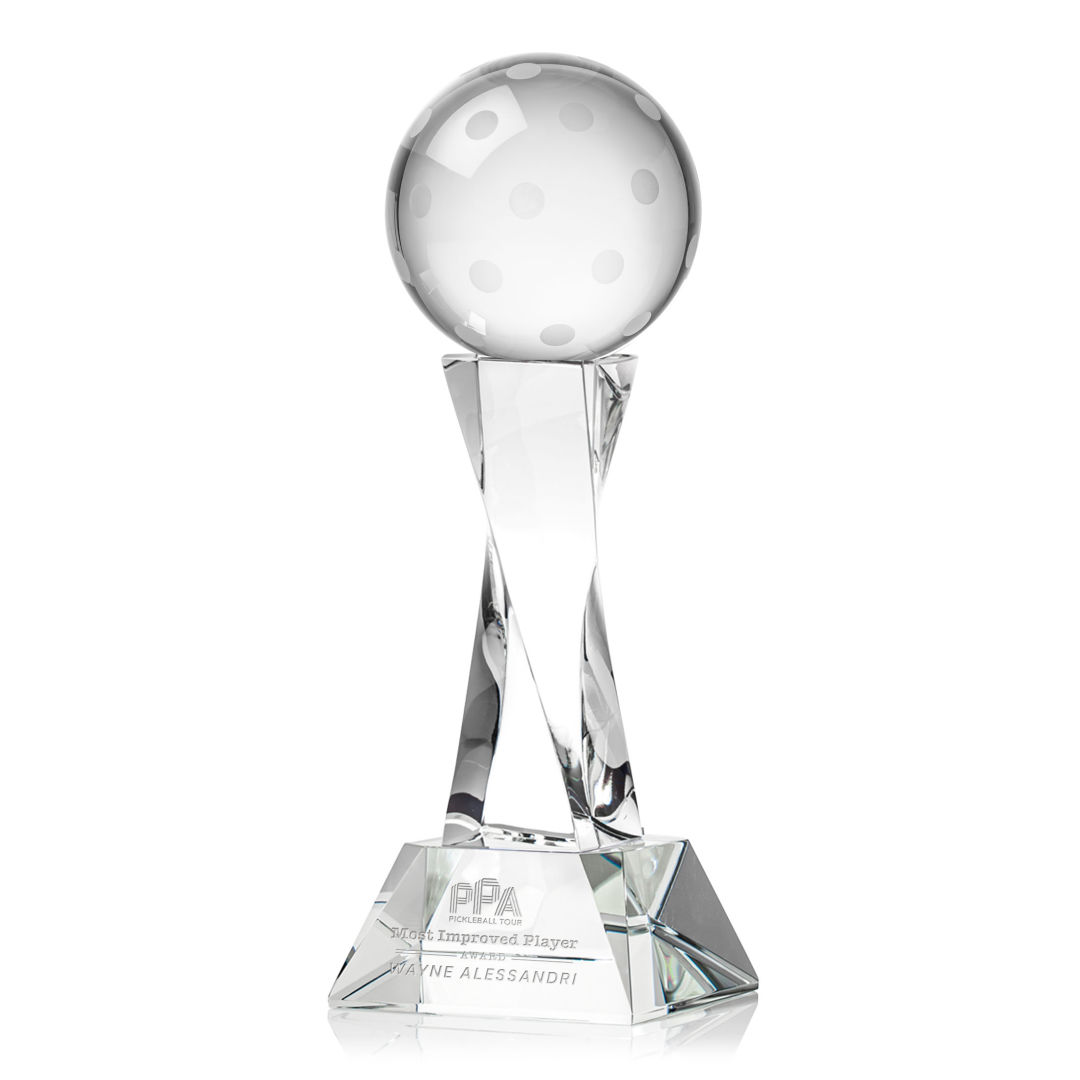 Pickleball Award on Langport Base - Clear 3