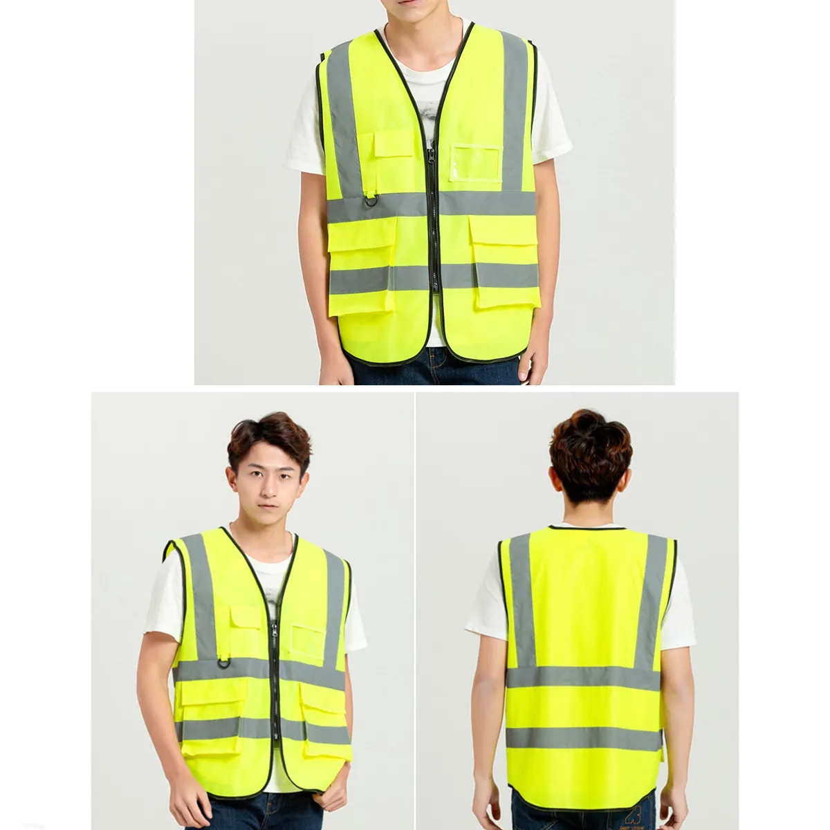 Reflective Safety Vest with Pouch 3