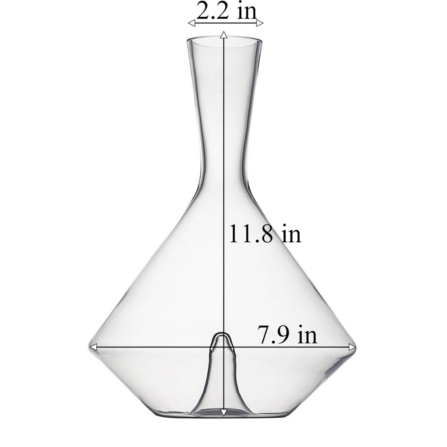 54oz Aerating Glass Decanter 5