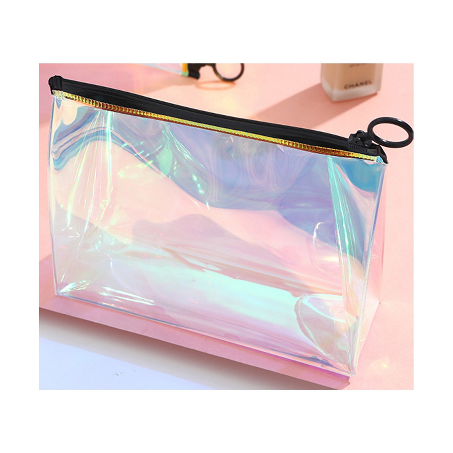 PVC Translucent Frosted Zipper Bag 4