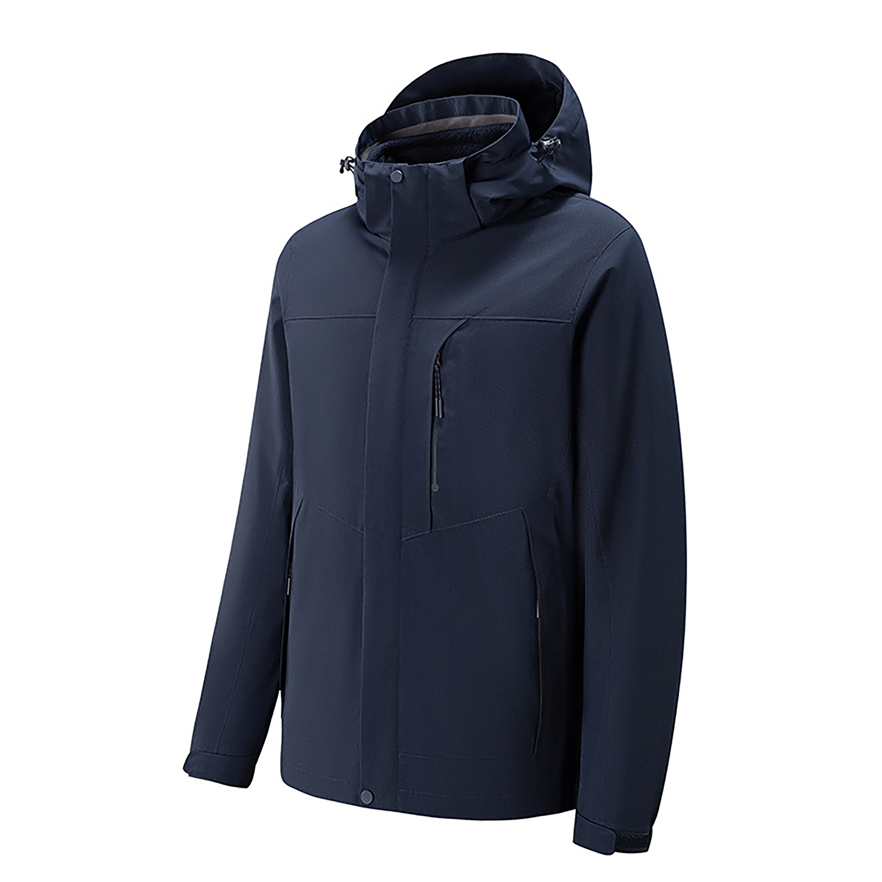 3 in 1 Warm Fleece Liner Jacket & Detachable Hood 7