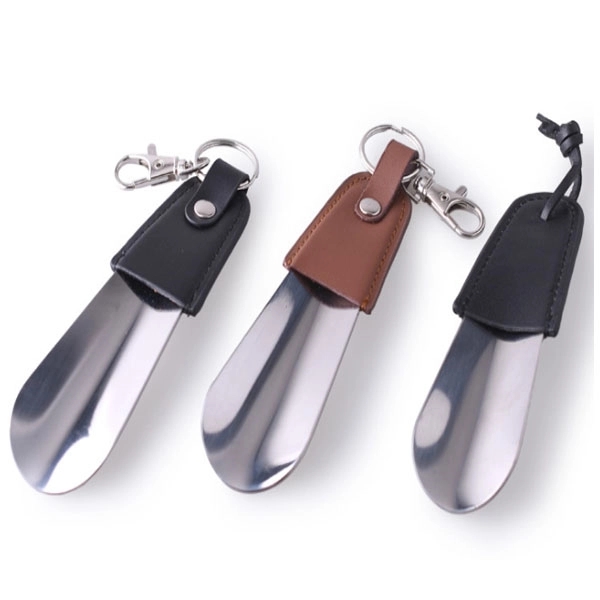 Stainless Steel Shoe Horn with Leather Strap 3