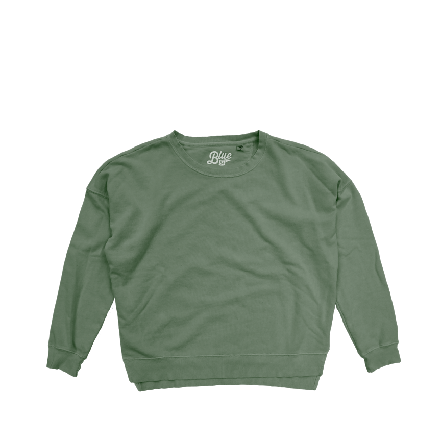 Dyed French Terry Crew Sweatshirt, custom hoodie or sweatshirt with logo imprint 2