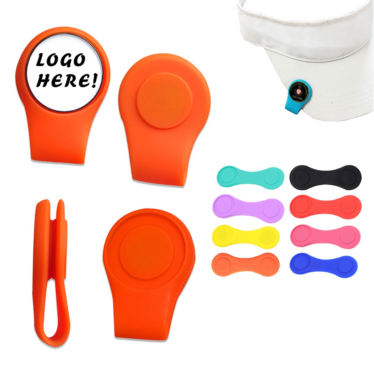 Silicone Ball Marker Hat Clip 2
