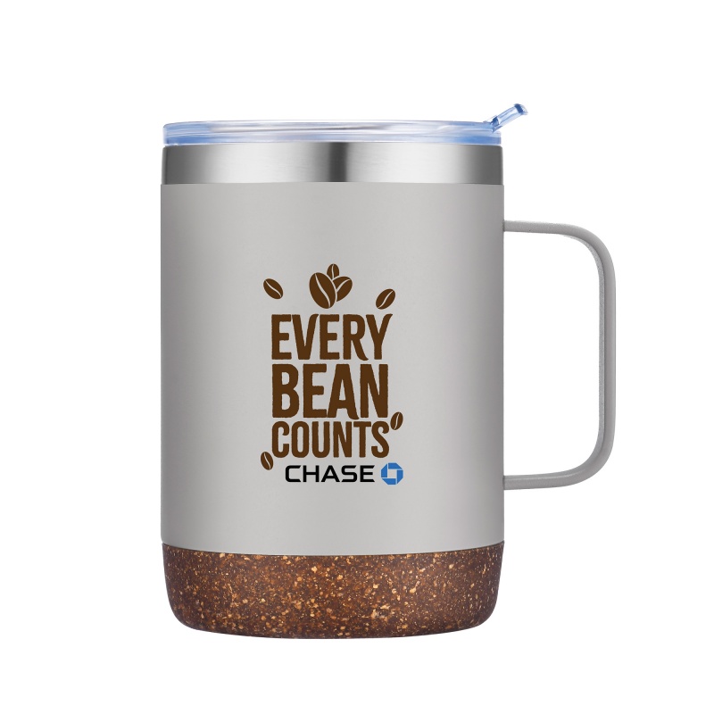12 oz. Vacuum Mug with Cork Bottom 3