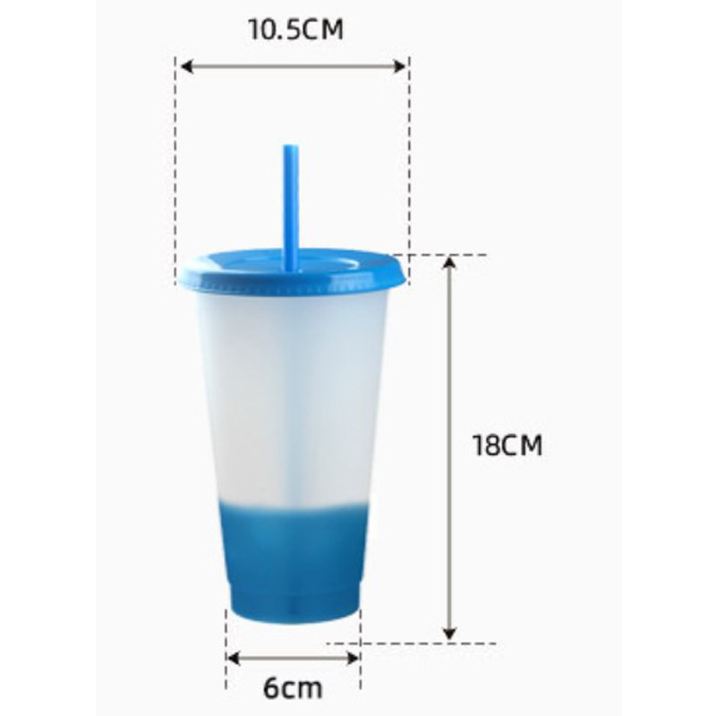 24OZ Summer Tumblers Party Color Changing Cups 7