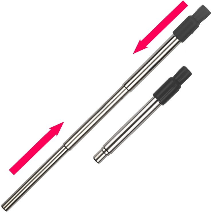 "Eco-Collapsible Straw" 8" Reusable Stainless Steel Straw 22