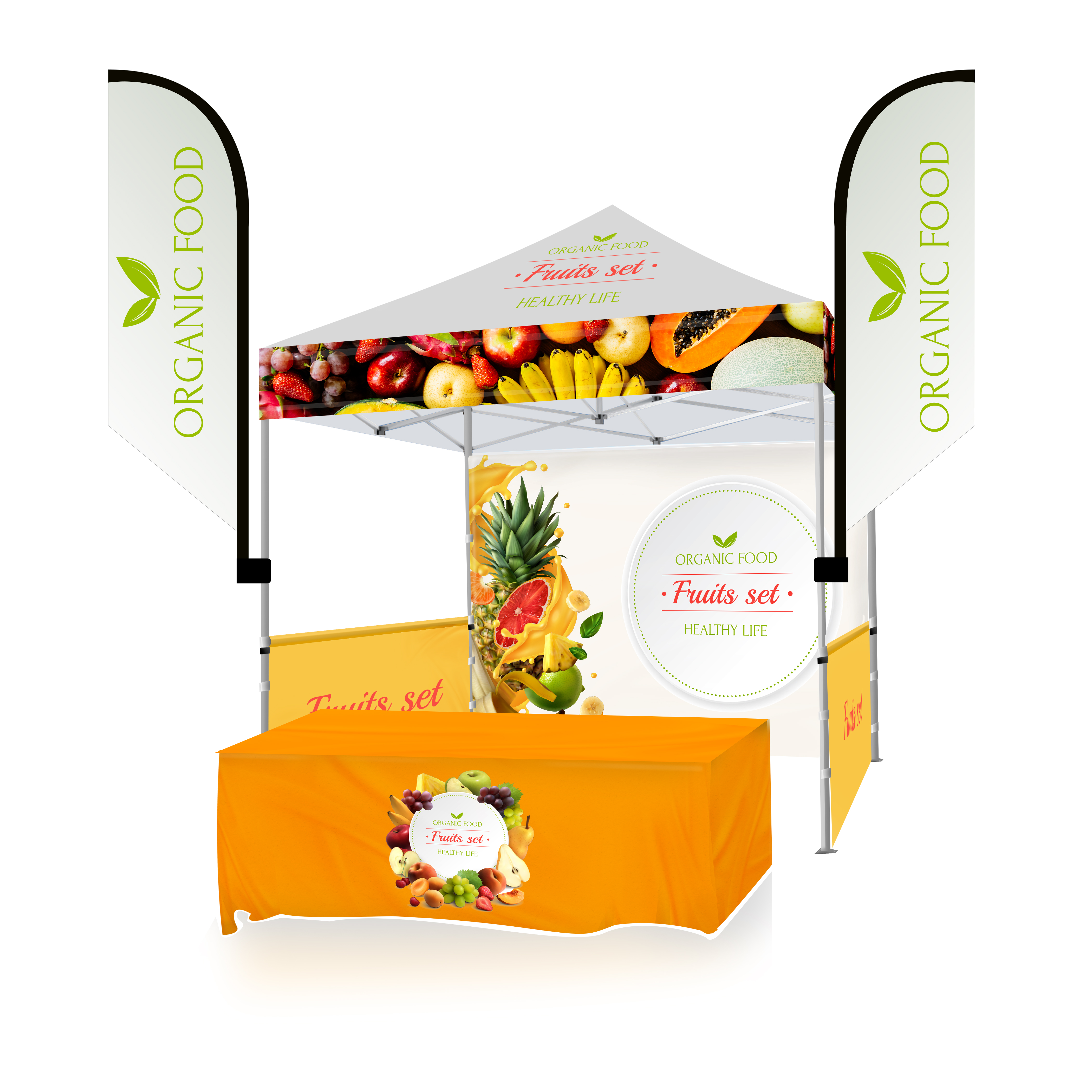 10' X 10' Tent w/ Full Color Canopy