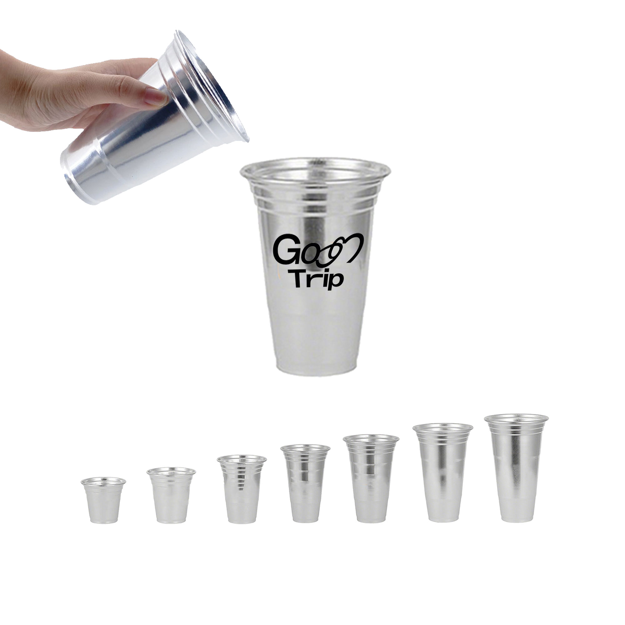 14oz Disposable Aluminum Cup 2