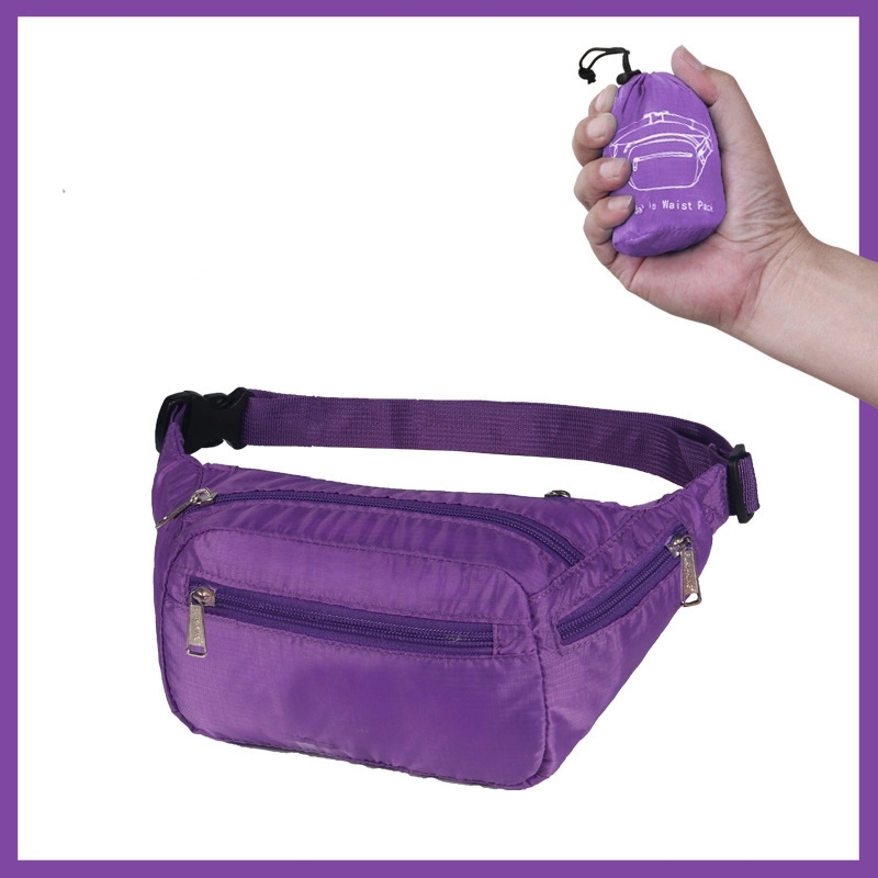 Nylon Portable Fanny Pack With Pouch 2