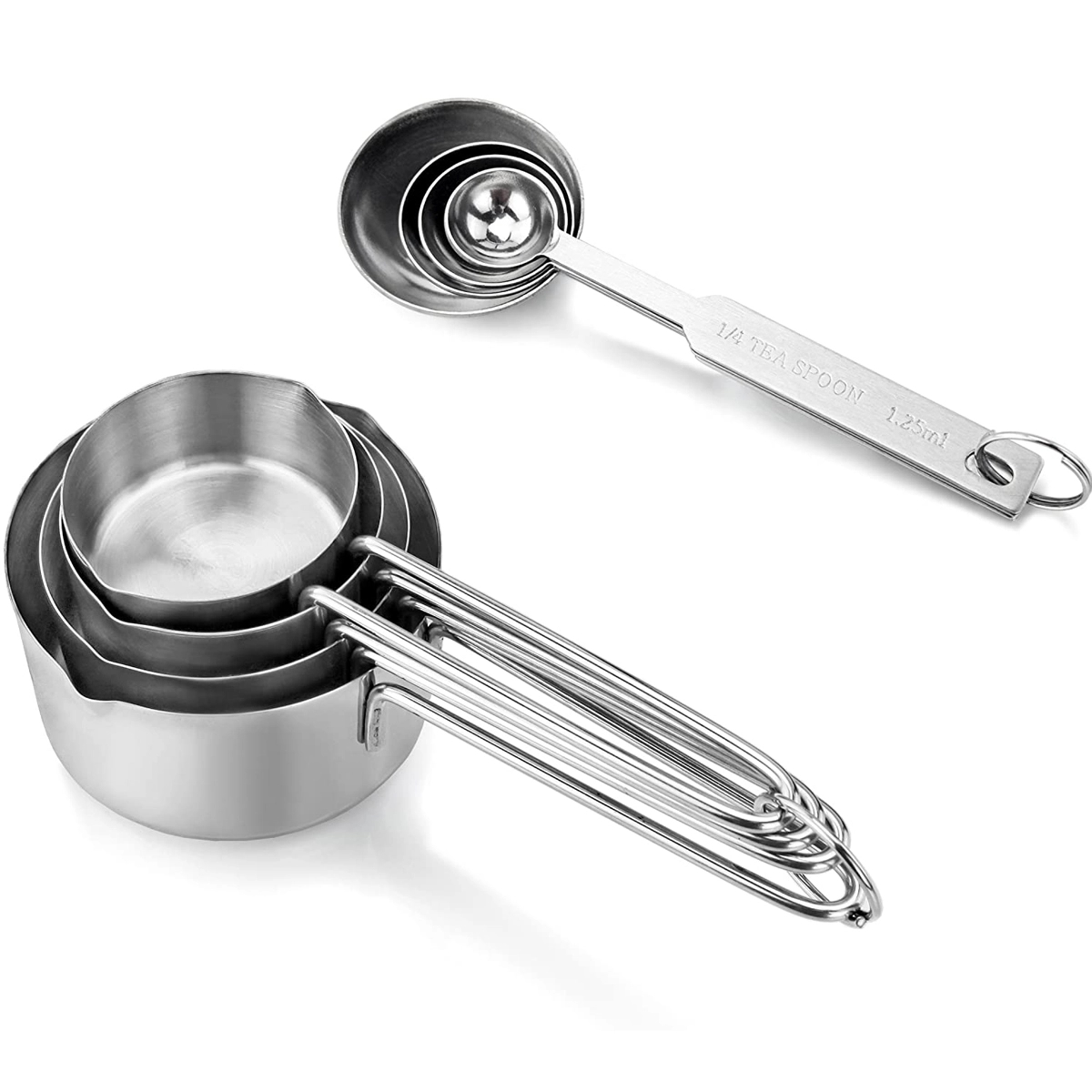 Stainless Steel Measuring Spoons and Cups Combo 3