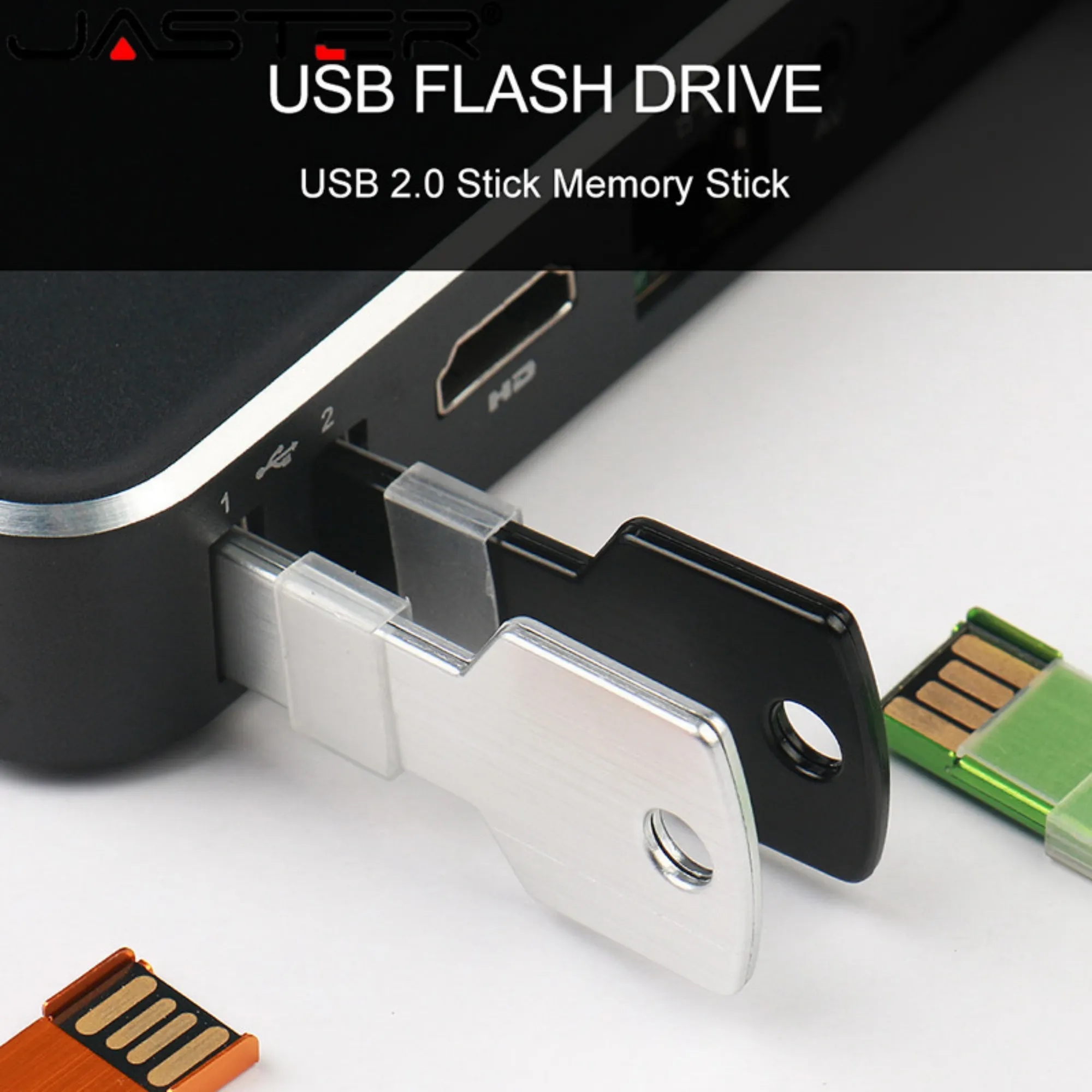 16GB Colorful Key Shaped Metal USB Flash Drive 10