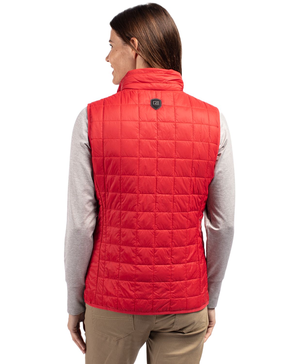 Cutter & Buck Rainier Recycled Insulated Puffer Womens Full Zip Vest 92
