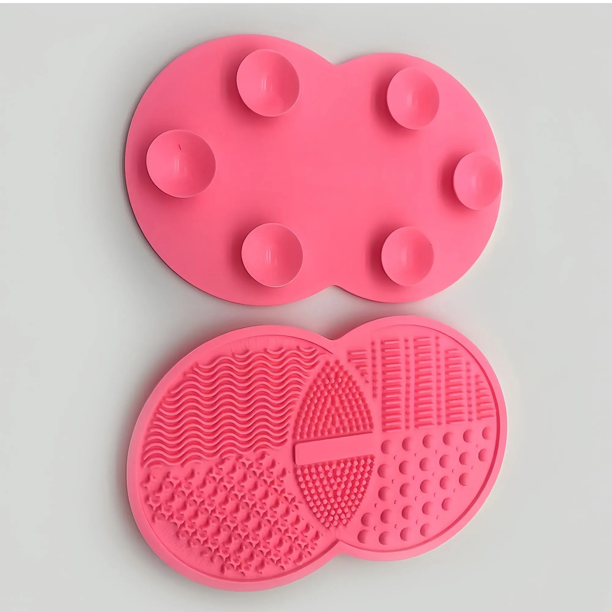 Portable Silicone Brush Cleaner With Suction Cup Base 4