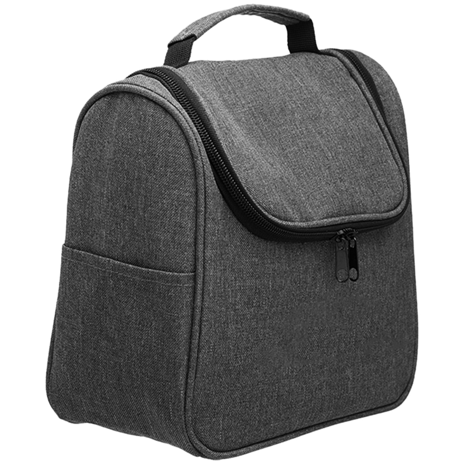 Large Heather Toiletry Bags w/ Side Pockets 4