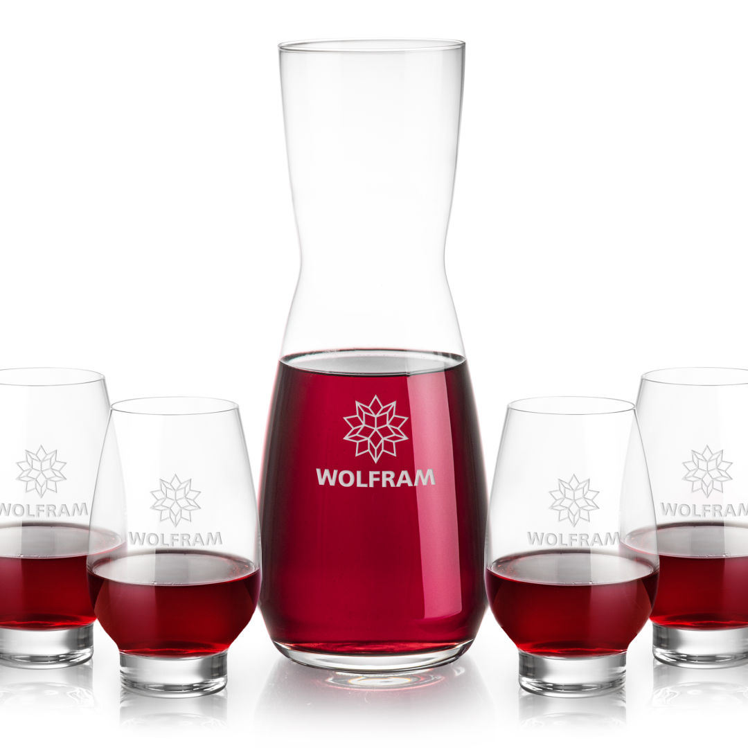 Mason Carafe & Glenarden Stemless Wine 6