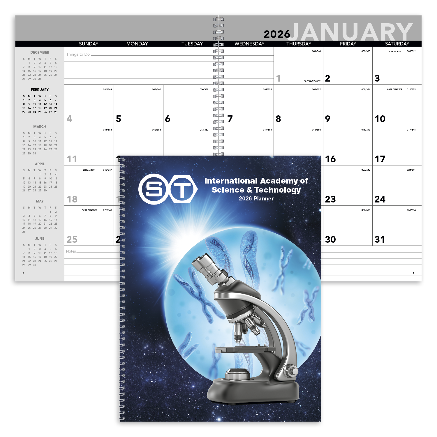 Triumph® Calendars Standard Year Desk Planner with Custom Cover 17