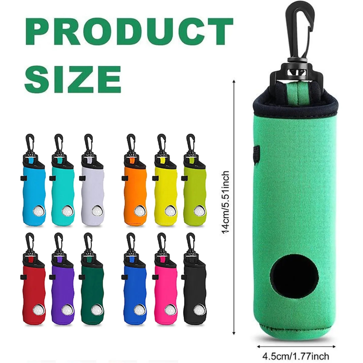 Custom Portable Multicolor Pouch Golf Ball Carry Bags 1