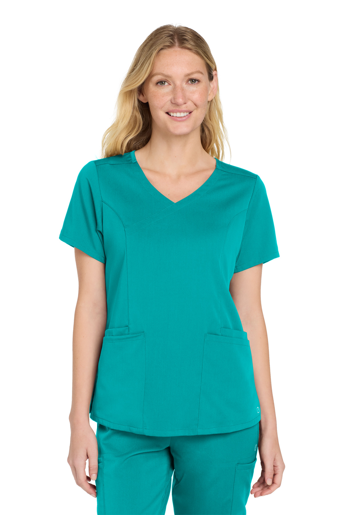Wink® Women's Premiere Flex Mock Wrap Top 25