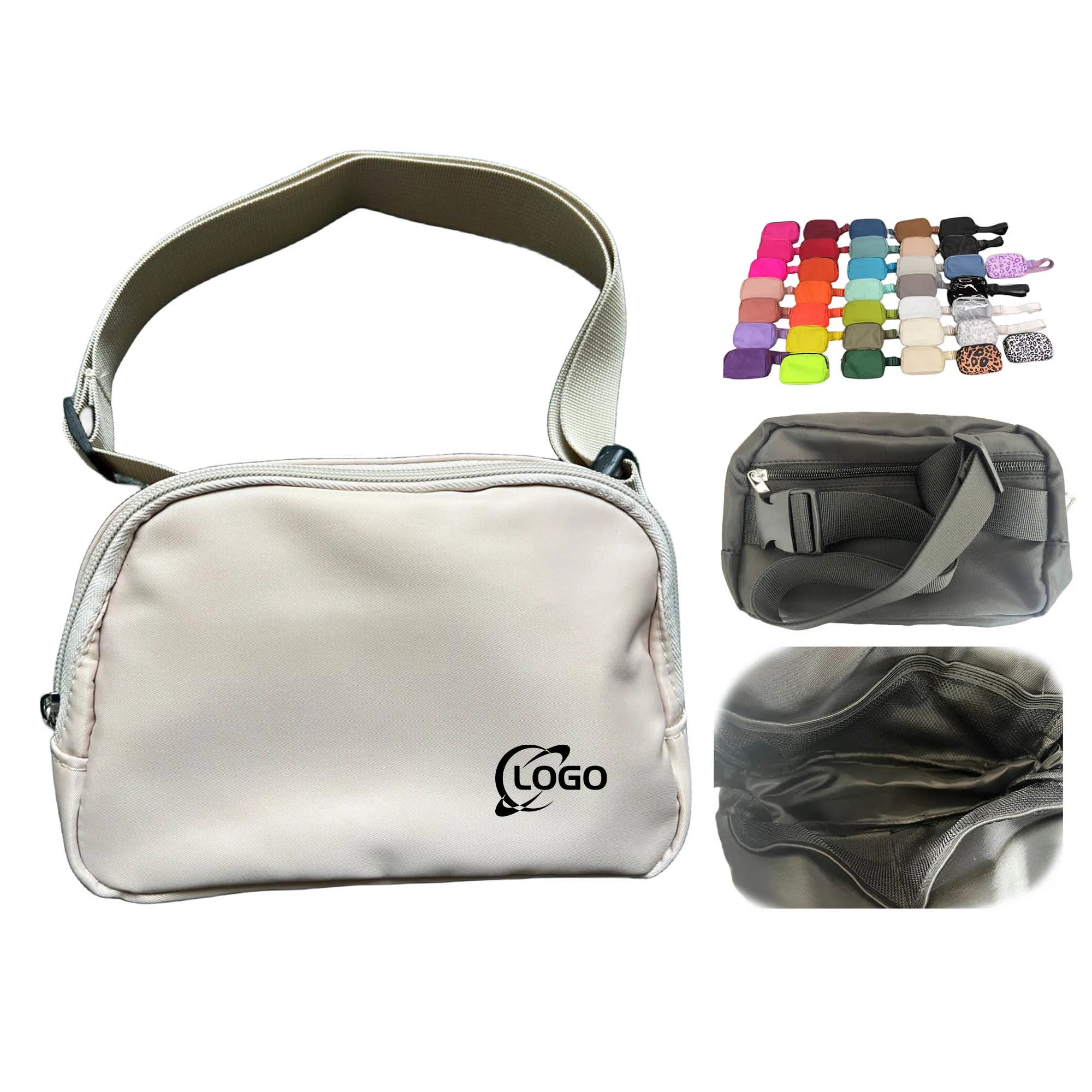 MOQ 50pcs Waterproof Cross-Body Belt Waist Pack Bum Bag 2