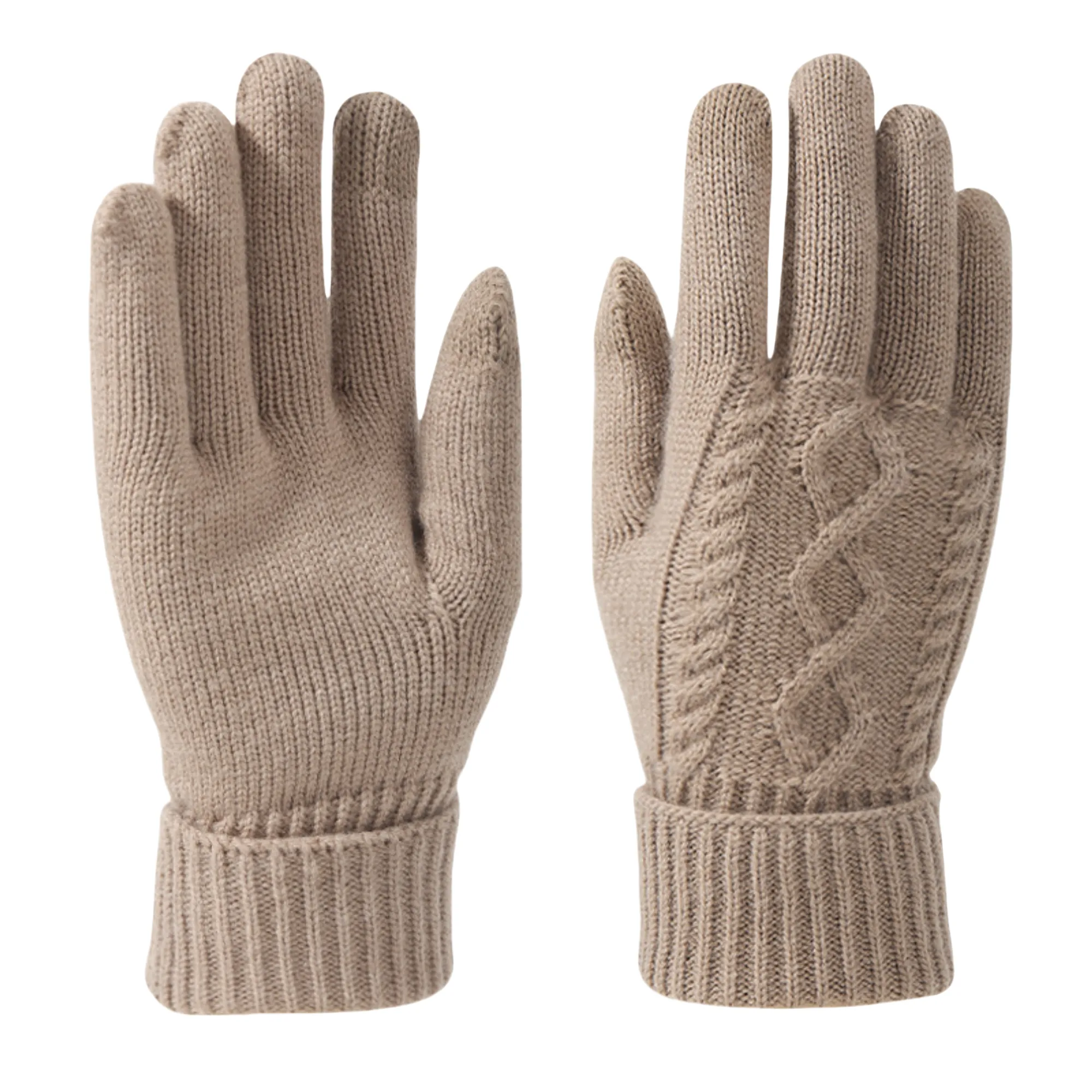 Touchscreen Compatible Knitted Gloves 9