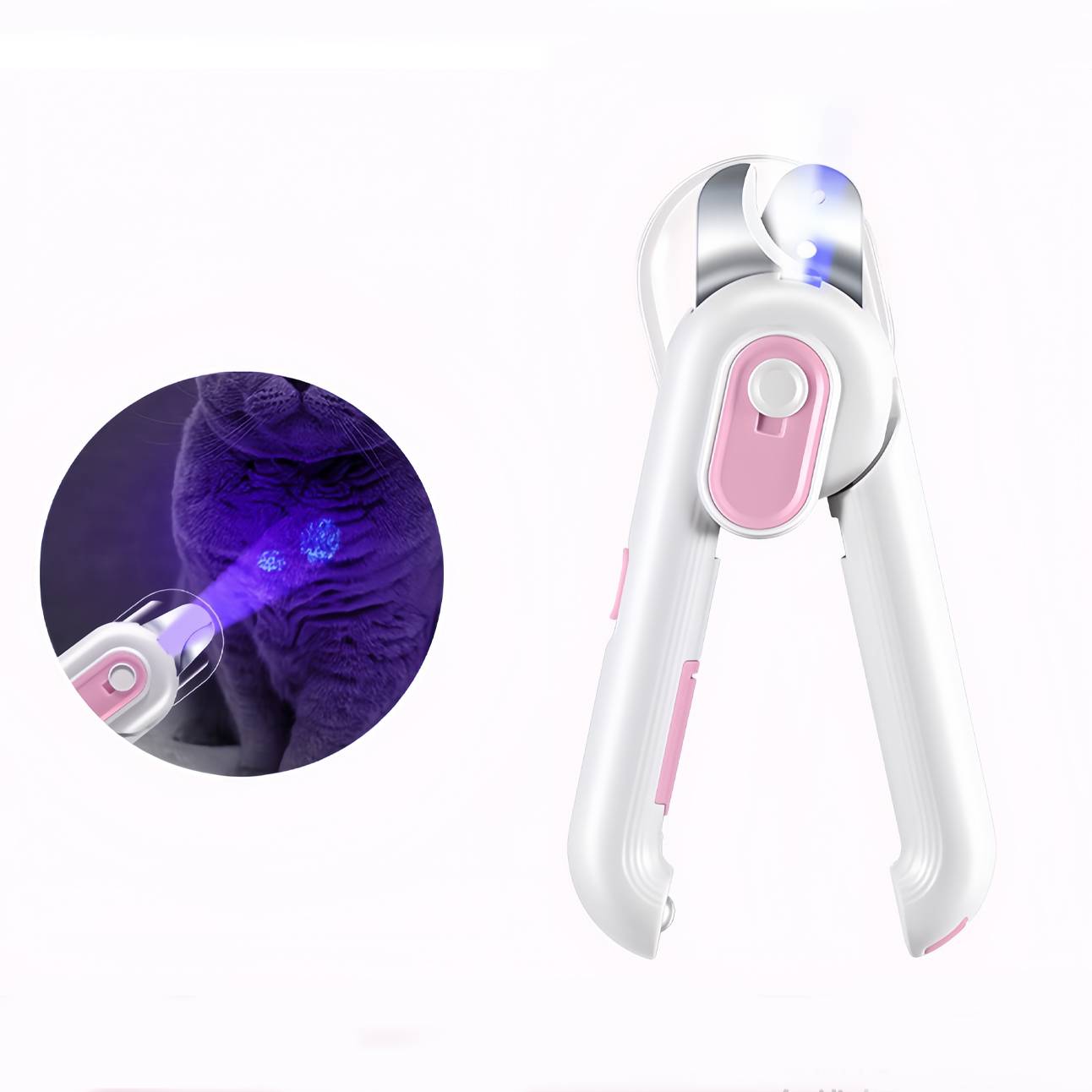 Pet nail clippers with LED lights 5