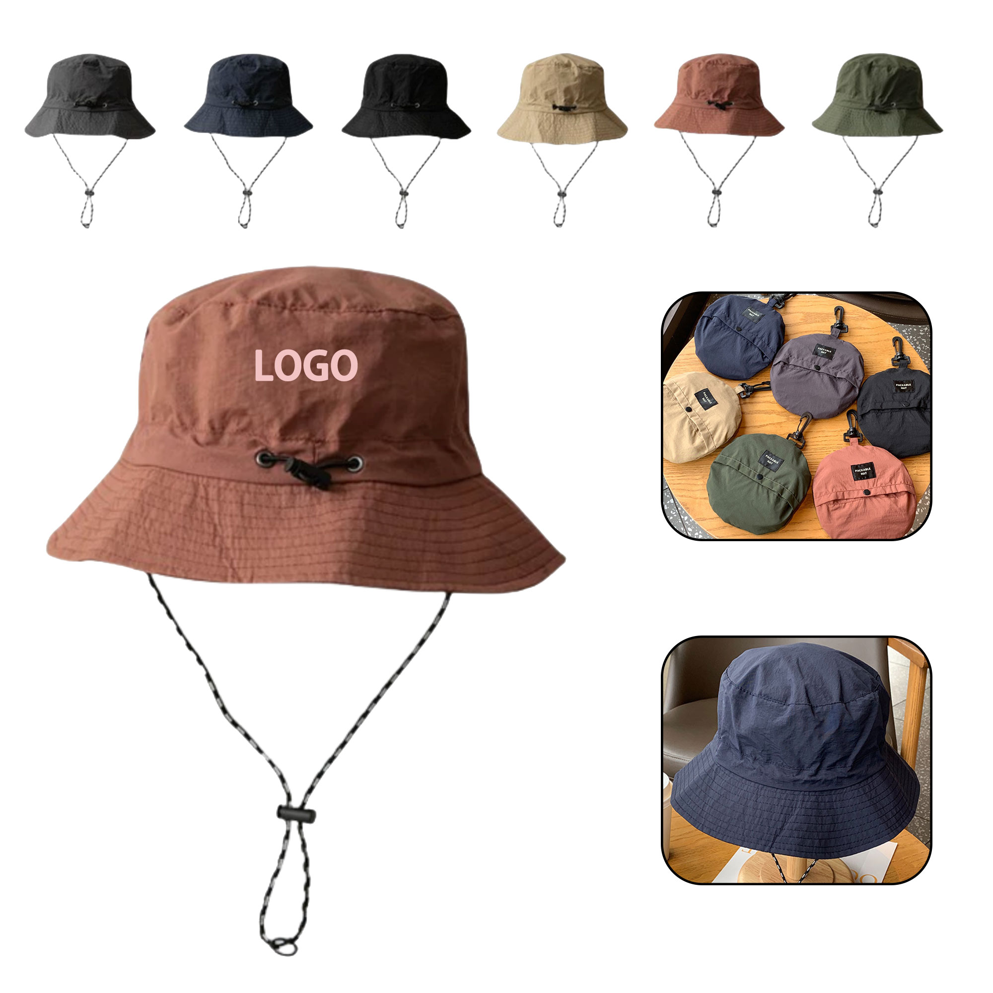 Foldable Polyester Fisherman's Hat 2