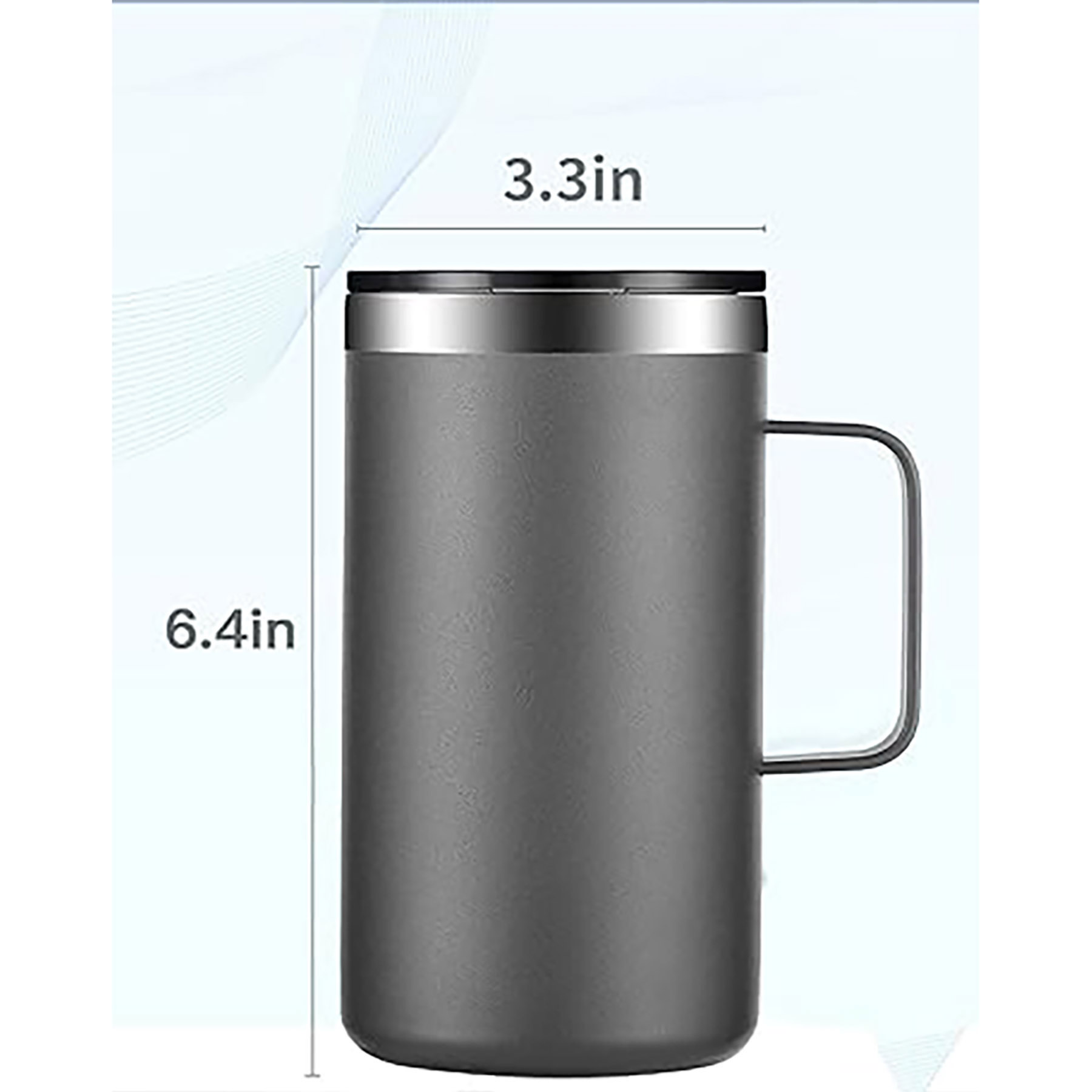 Stainless Steel Insulated Handle Cup 18