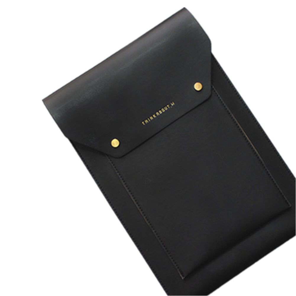 PU Leather Felt Laptop Sleeve Holder Case 4