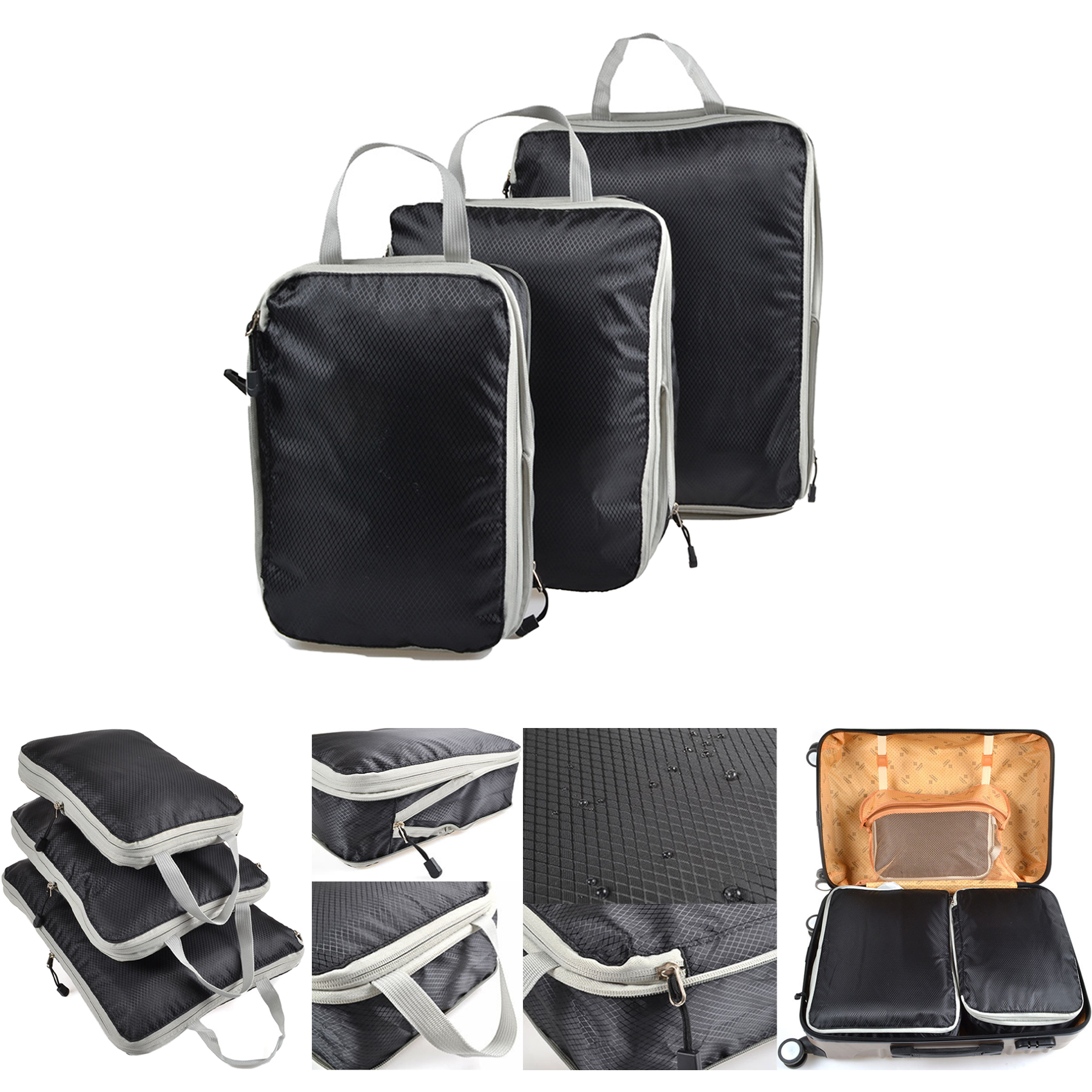 Three Piece Compressed Storage Bags 2
