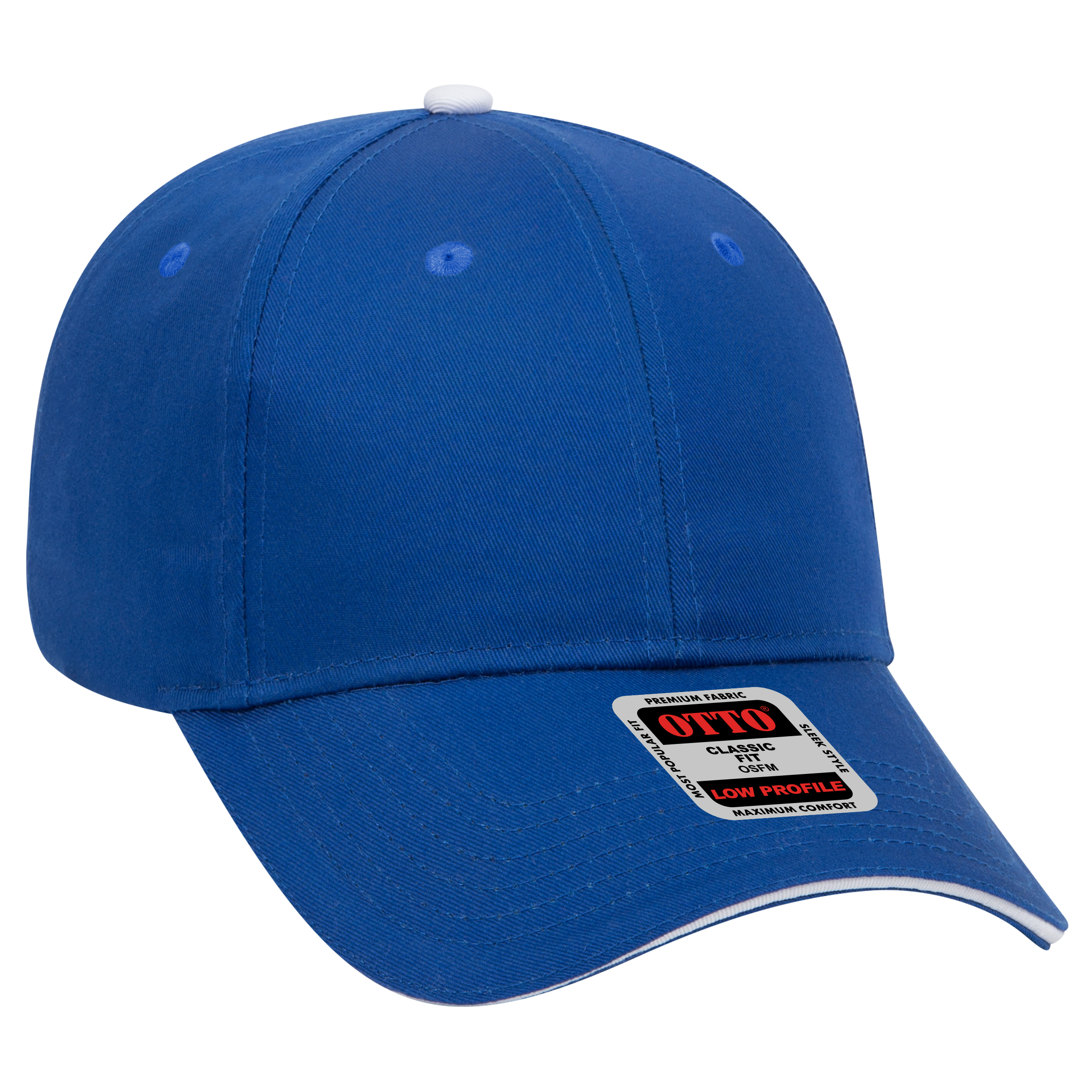 OTTO CAP® 6 Panel Low Profile Baseball Cap 40