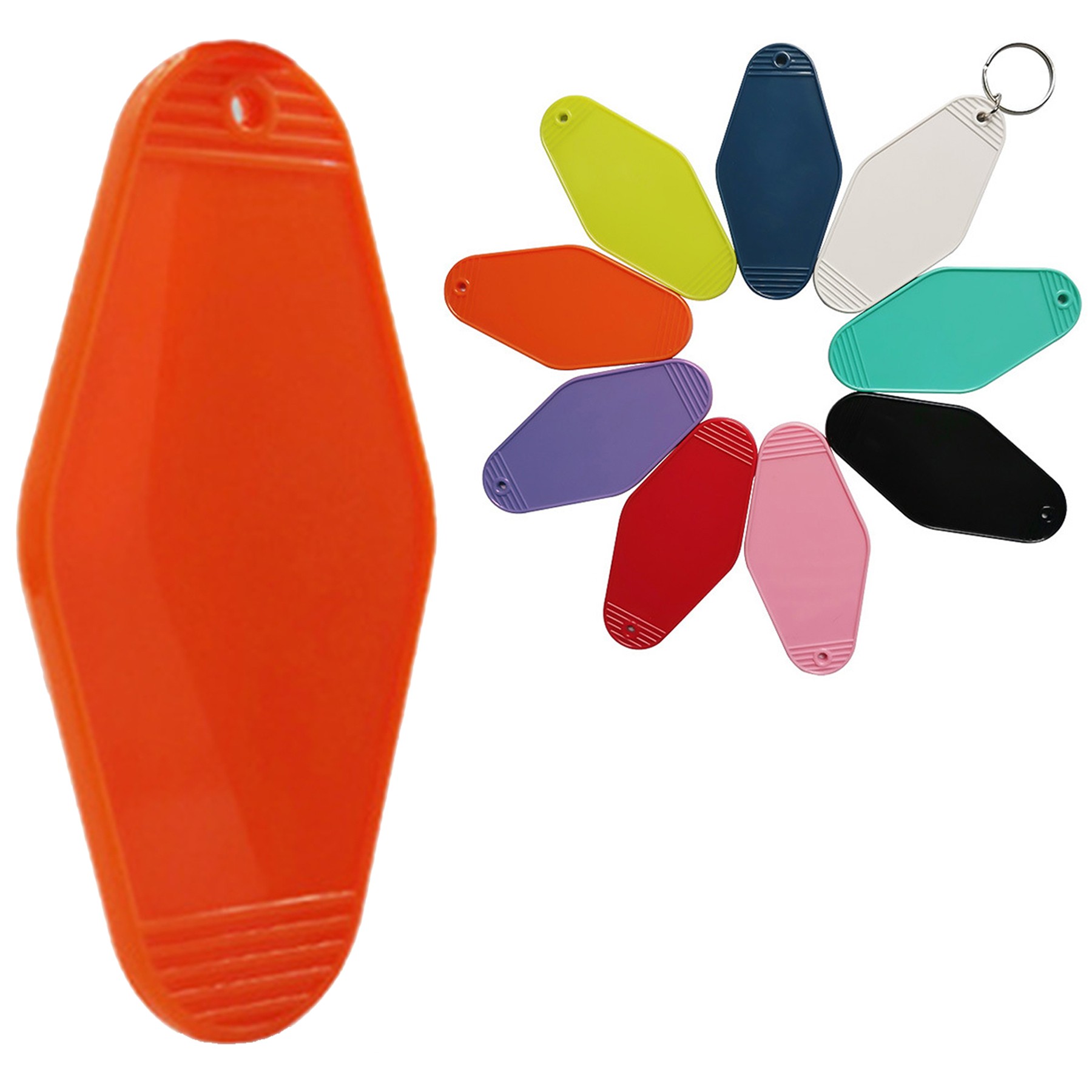 Plastic Diamond Key Chain 7