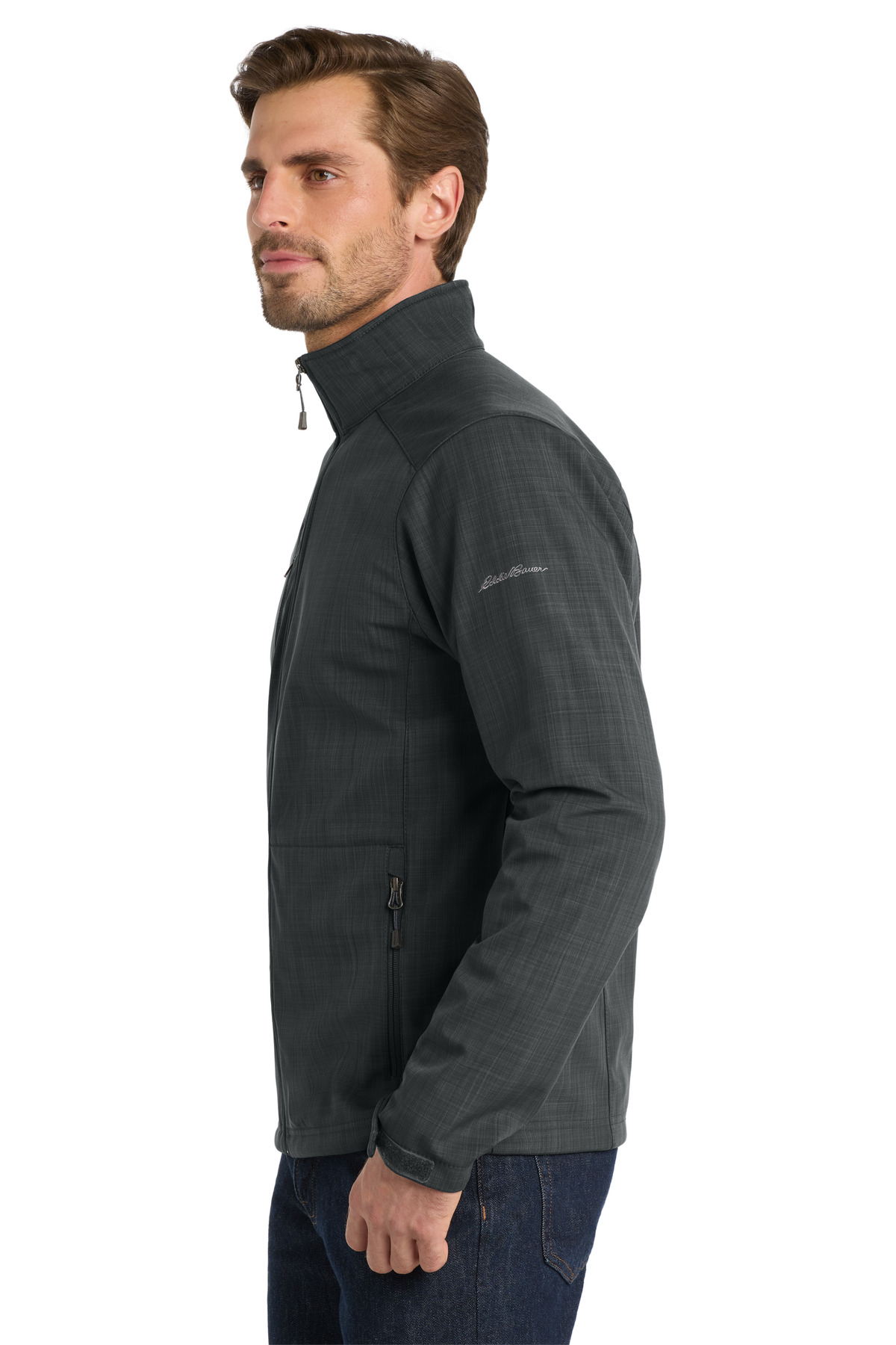 Eddie Bauer Shaded Crosshatch Soft Shell Jacket. EB532 14