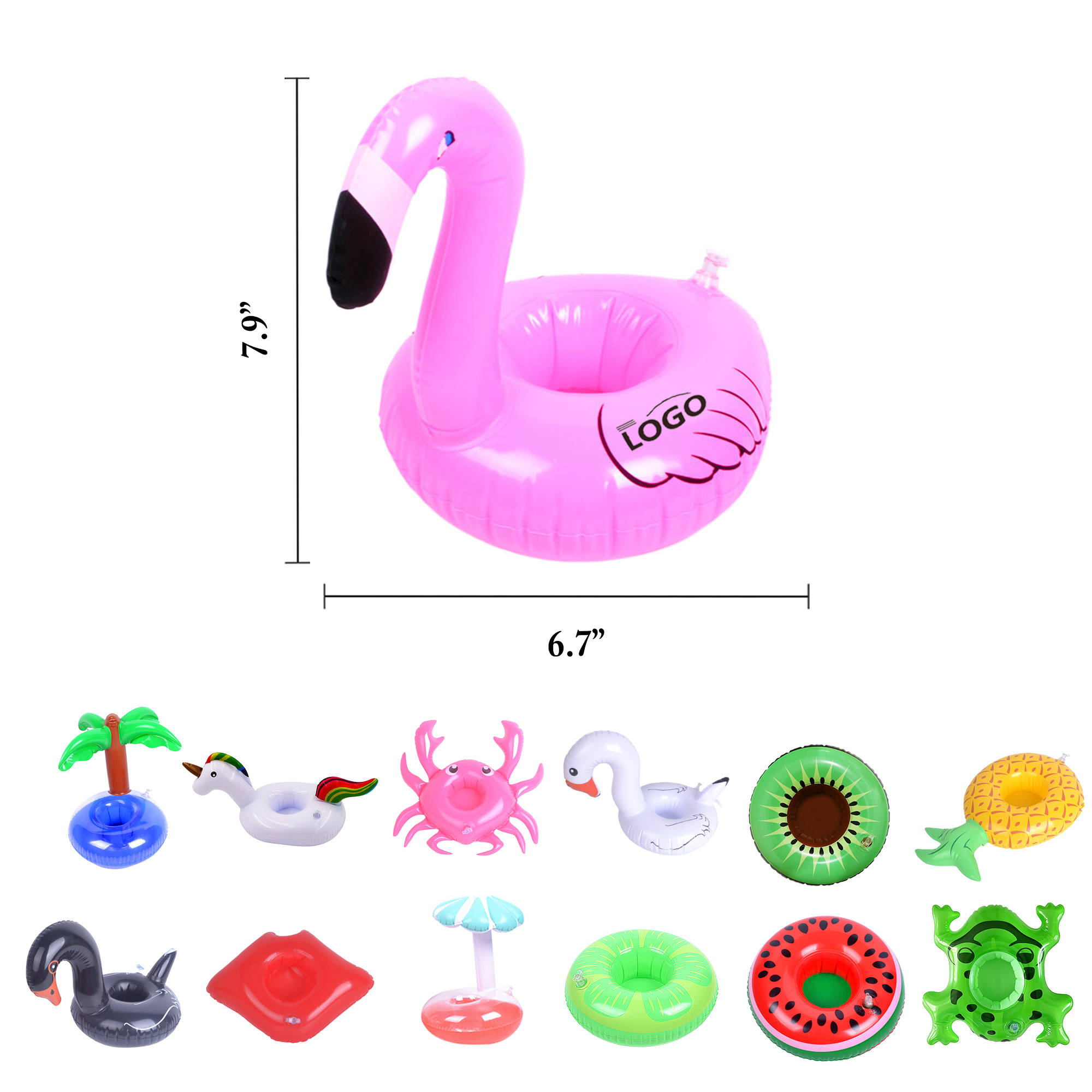 Inflatable Pool Float With Cup Holder 7